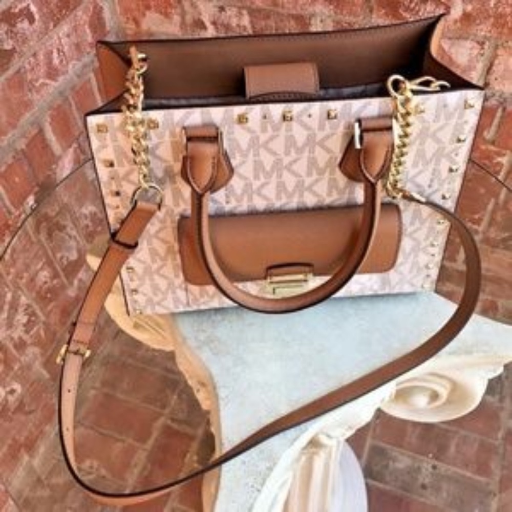 Michael Kors Bridgette Studded Tote & Wallet Set - Picture 2 of 6